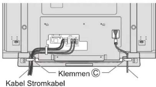 PANASONIC TYST65PV500 - Hinweise zum Bündeln der Kabel - 4