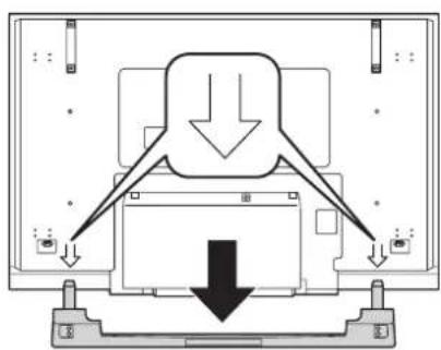 PANASONIC TYST65PV500 - Attach the stand poles. - 1