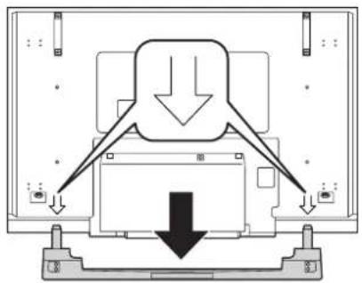 PANASONIC TYST65PV500 - Fixer le téléviseur à plasma au piédestal. - 1