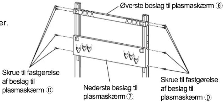 PANASONIC TYST58PF20 - Fastgør beslag til plasmaskærmen (øverst/nederst) - 3