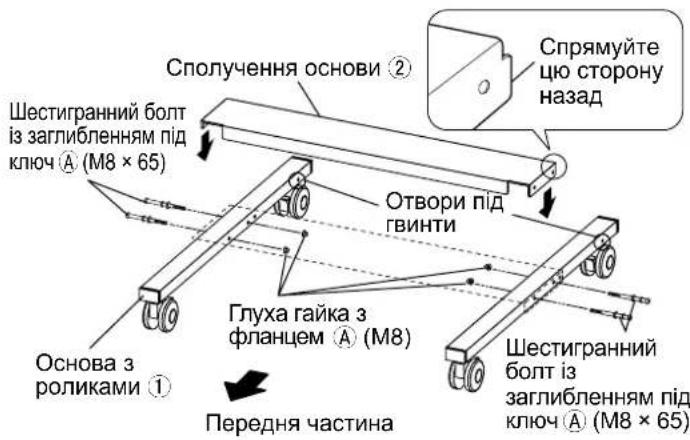 PANASONIC TYST58PF20 - Збирання основи підставки. - 2