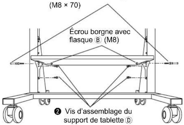 PANASONIC TYST58PF20 - Pour modifier la hauteur de la tablette - 2