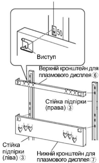 PANASONIC TYST58PF20 - Кріплення кронштейнів для плазмового дисплея (верхнього/нижнього) - 1