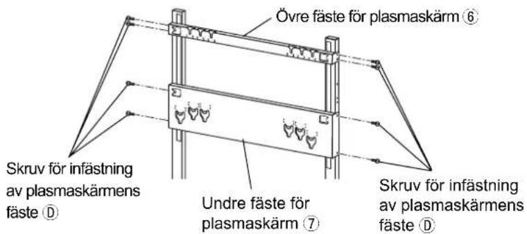 PANASONIC TYST58PF20 - Montering av fästen för plasmaskärmen (övre/undre) - 2