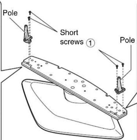 PANASONIC TYST42PX500 - Assembling the pedestal - 2