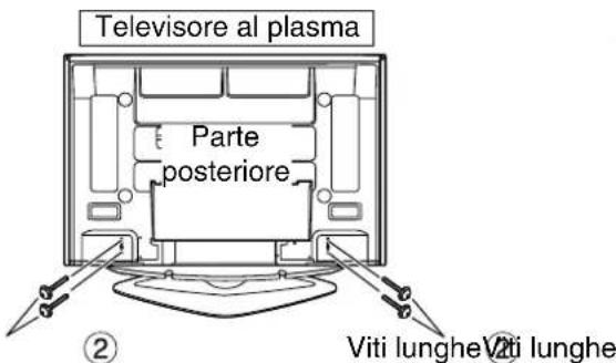 PANASONIC TYST42PX500 - Fissare lo schermo con le viti. - 1