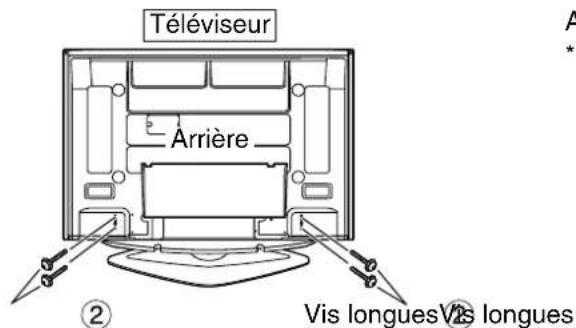 PANASONIC TYST42PX500 - Serrez les vis. - 1