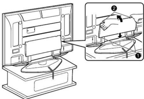 PANASONIC TYST42PX500 - Fit the cable cover. - 1