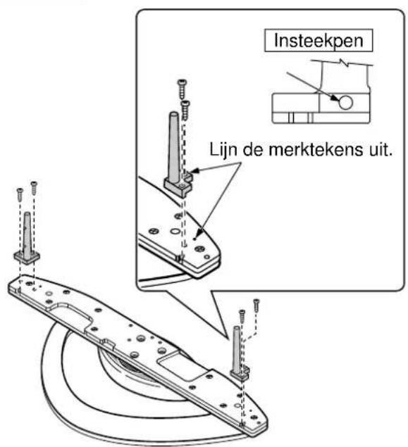 PANASONIC TYST10M - Bevestig de insteekpennen. - 2