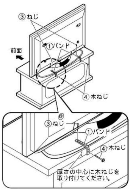 PANASONIC TYST10M - ■ テレビ台に固定する場合 ■ 壁面に固定する場合 - 1