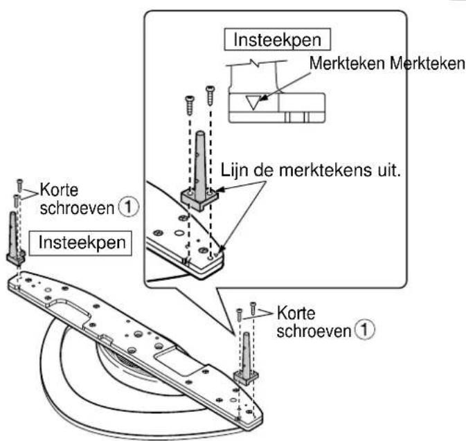 PANASONIC TYST10M - Bevestig de insteekpennen. - 1