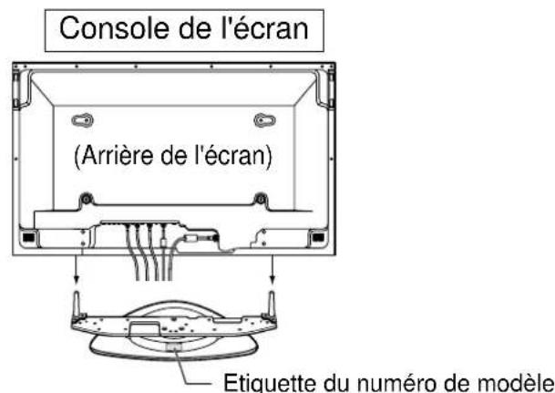 PANASONIC TYST10M - Fixez la console de l'écran - 4
