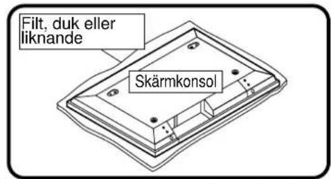 PANASONIC TYST10M - Koppla anslutningskablarna till skärmen. - 1