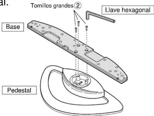 PANASONIC TYST10M - Attach the base to the pedestal. - 1