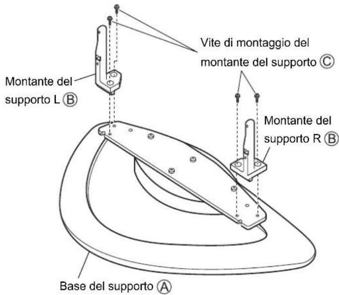 PANASONIC TYST20K - Montare il piedistallo - 1
