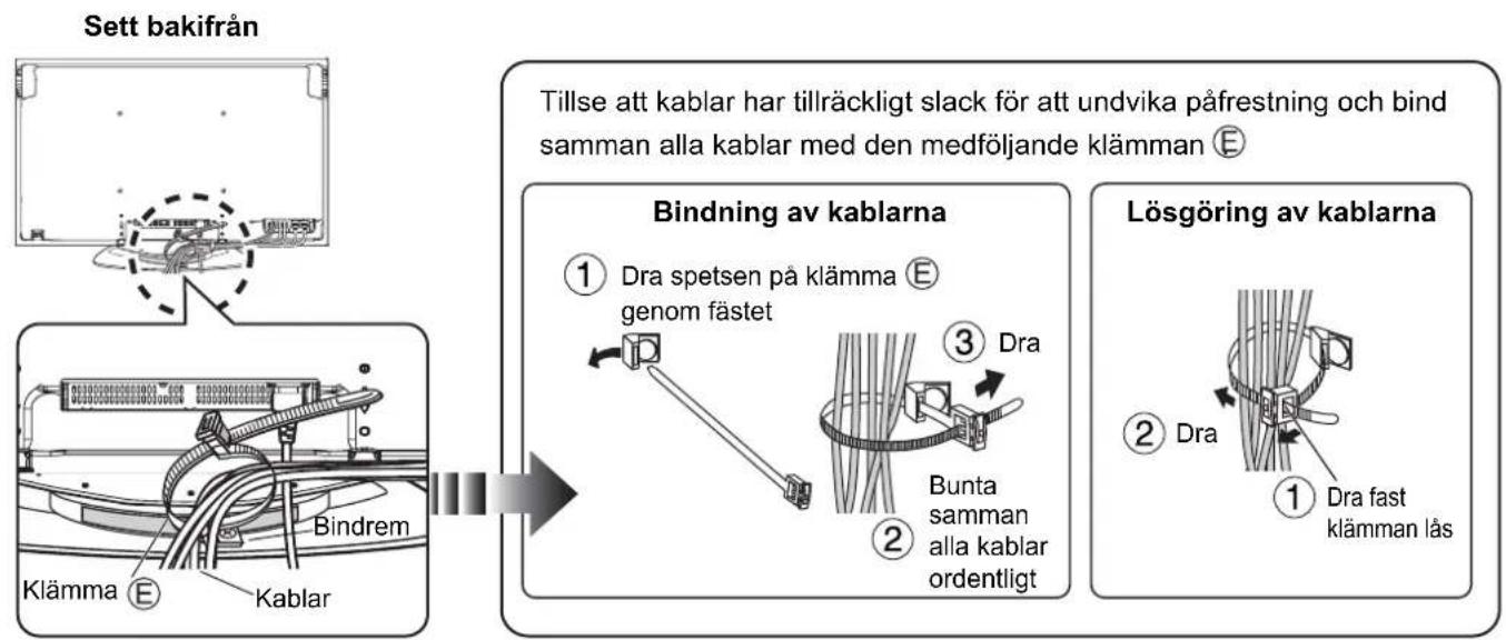 PANASONIC TYST20K - Anslutning av ytterligare utrustning och natsladden - 1