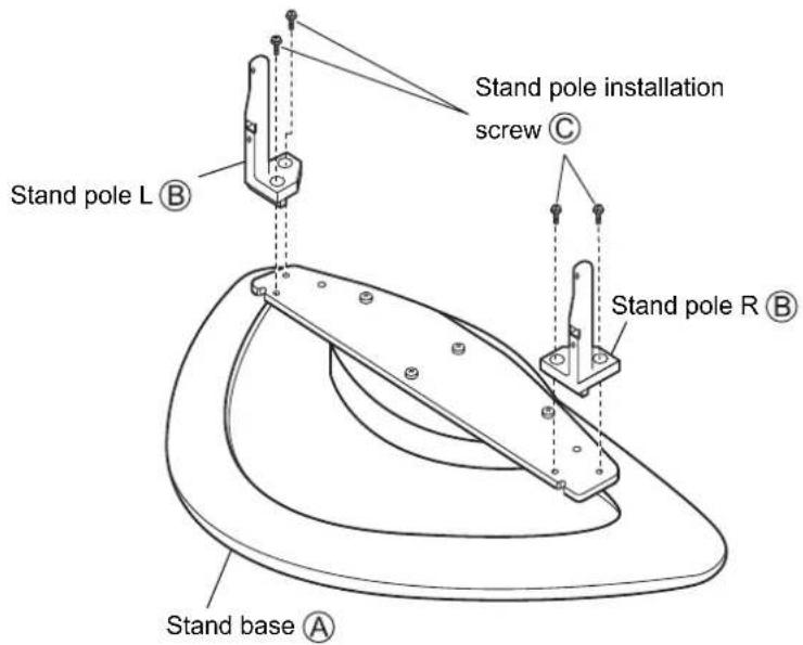 PANASONIC TYST20K - Assemble the Pedestal - 1