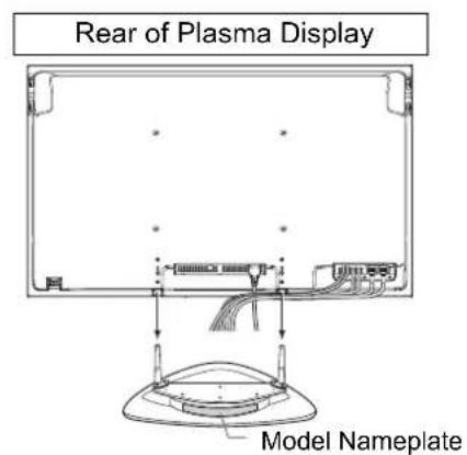 PANASONIC TYST20K - Install the Plasma Display - 1