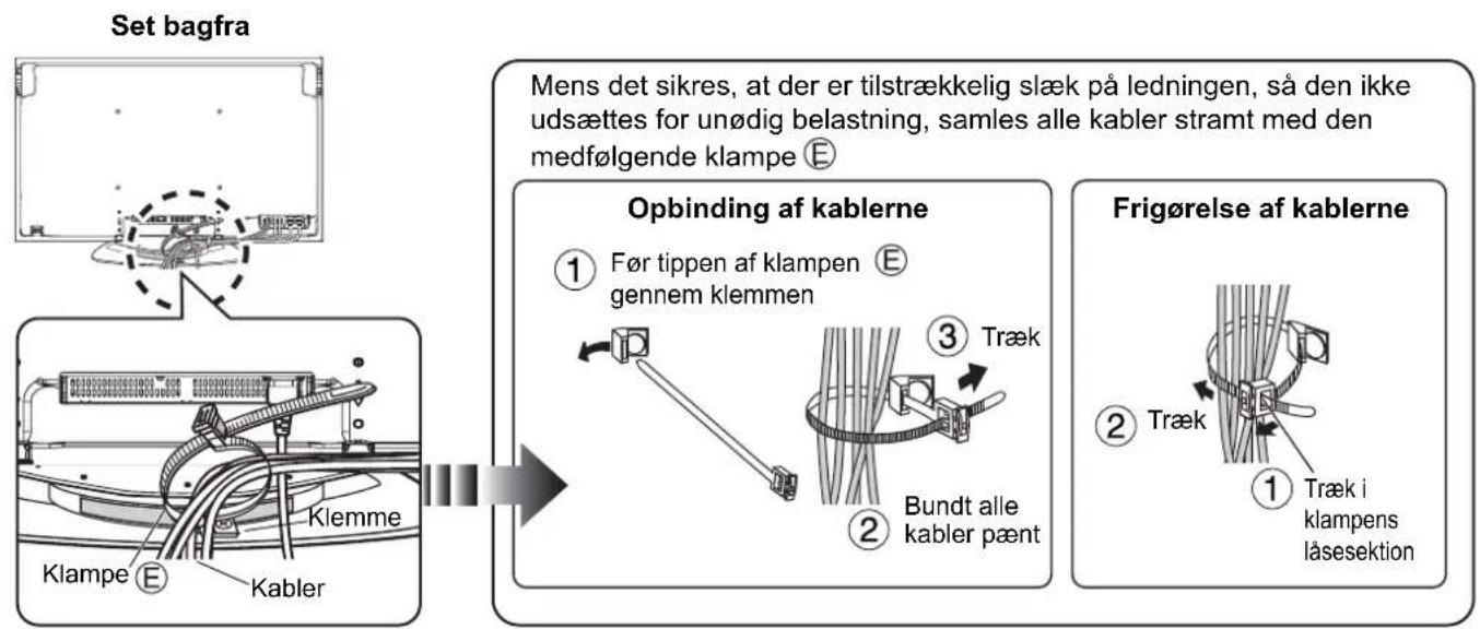 PANASONIC TYST20K - Tilslutning af ekstra udstyr og el-ledning - 1