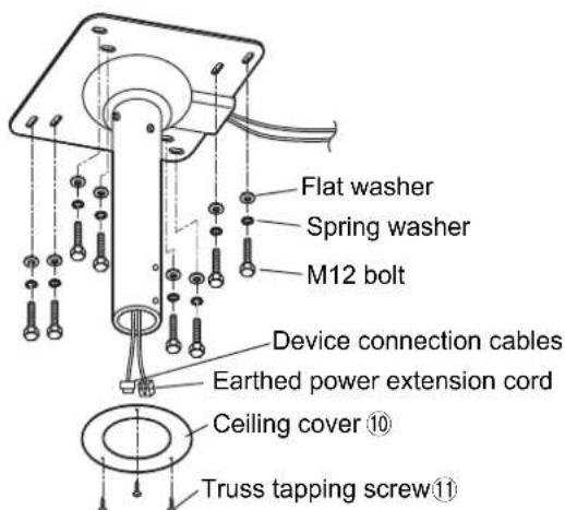 PANASONIC TYCE42PS20 - Install the ceiling unit (upper section) - 1