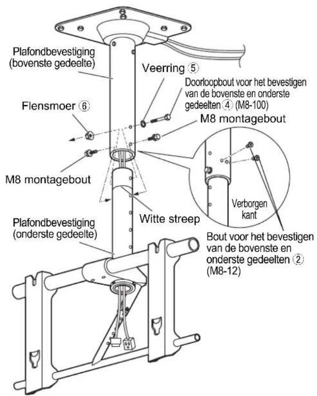 PANASONIC TYCE42PS20 - Bevestig de plafondbevestiging (onderste gedeelte) - 2