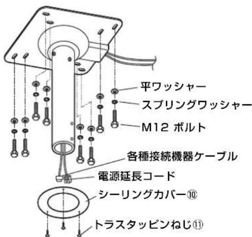 PANASONIC TYCE42PS20 - 天井面の天吊り金具(上)の取り付け - 1