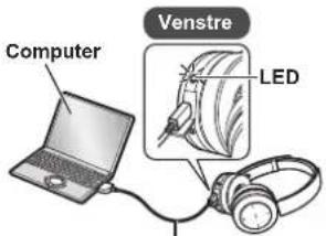 PANASONIC RPBTD10E - Forbind denne enhed til en computer ved hjælp af USB-opladerledningen - 1
