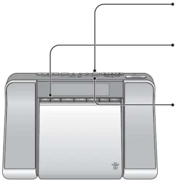 PANASONIC RCCD350 - De klok instellen - 1