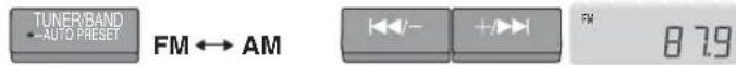 PANASONIC RCCD350 - Manual tuning - 2