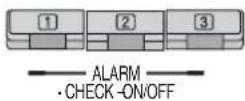 PANASONIC RCCD350 - Anvendelse af alarmerne - 6
