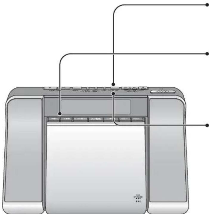PANASONIC RCCD350 - Puesta en hora del reloj - 1