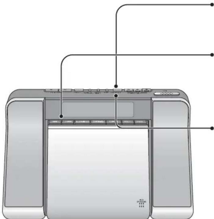 PANASONIC RCCD350 - Regolazione dell'orologio - 1