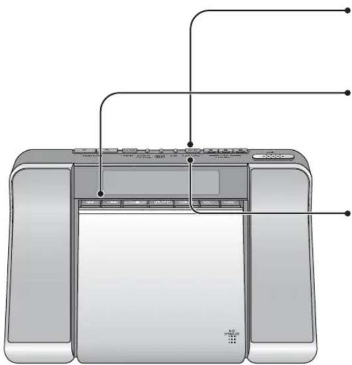 PANASONIC RCCD350 - Nastawianie zegara - 1