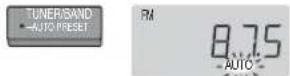 PANASONIC RCCD350 - Press and hold - 1