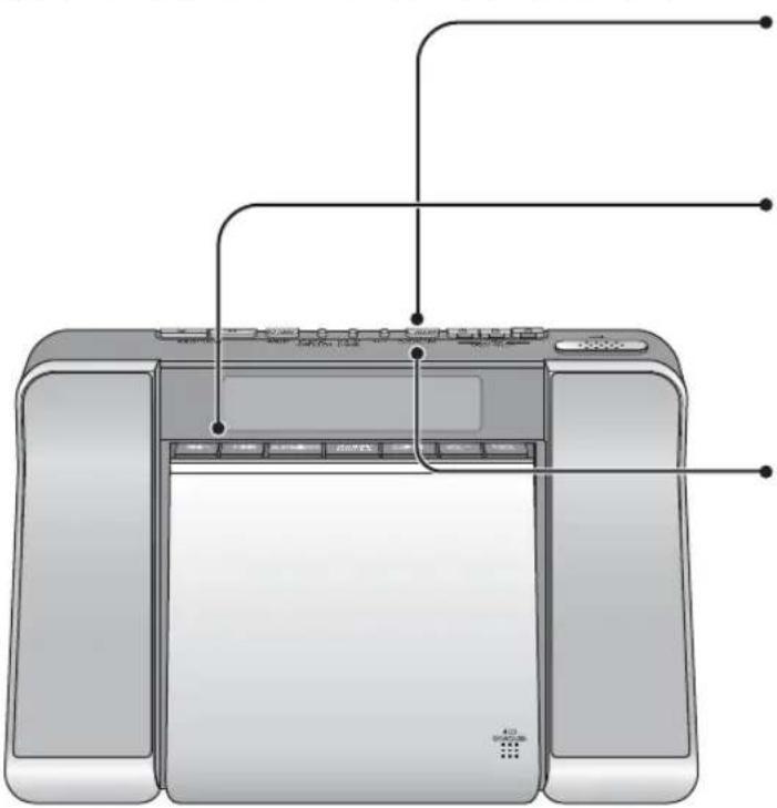 PANASONIC RCCD350 - Réglage de l'horloge - 1