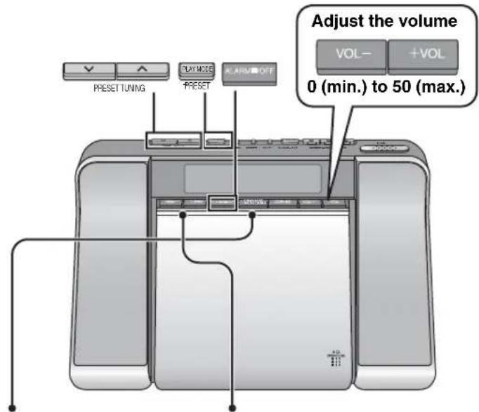 PANASONIC RCCD350 - Manual tuning - 1