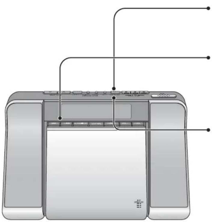 PANASONIC RCCD350 - Indstilling af uret - 1