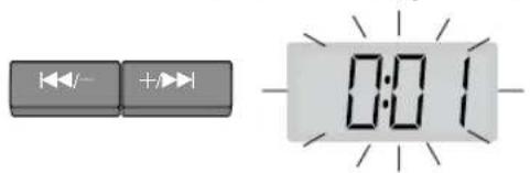 PANASONIC RCCD350 - De klok instellen - 3