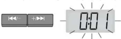 PANASONIC RCCD350 - Puesta en hora del reloj - 4