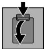 PANASONIC RCCD350 - Inserire una batteria (non fornita) per il backup della memoria ( parte inferiore dell'unità) - 1