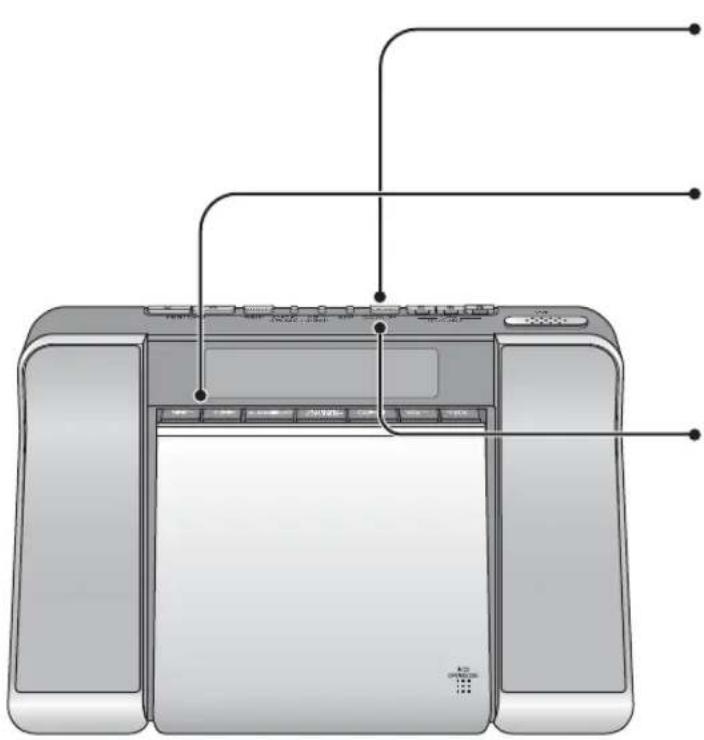 PANASONIC RCCD350 - Nastavení hodin - 1