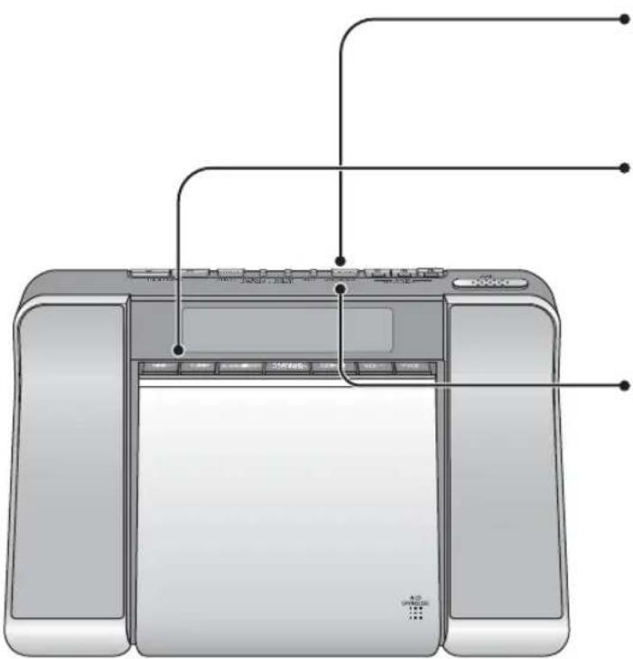 PANASONIC RCCD350 - Setting the clock - 1