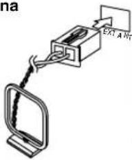 PANASONIC RCCD350 - Collegare I'antenna - 2