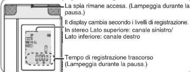 PANASONIC RRXS600 - Display durante la registrazione - 1
