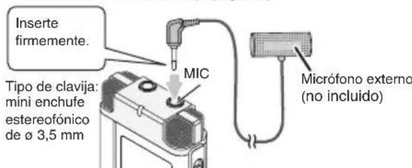PANASONIC RRXS600 - Grabación realizando un microfono externo - 1