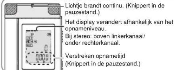 PANASONIC RRXS600 - Displayijdens opnemen - 1