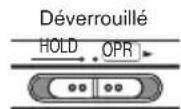 PANASONIC RRXS600 - Verrouillage et déverrouillage - 2