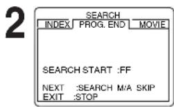 PANASONIC PVV4662 - Program End Search - 1