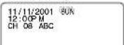 PANASONIC PVV4662 - Time Stamp Feature - 1