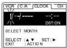 PANASONIC PVV4662 - Manual Clock Set - 1